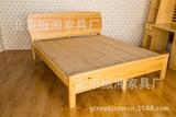 北京特价1.2米1.5米1.8米松木单双人床实木硬板床架子床储物家具