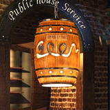 复古啤酒桶酒吧吧吊灯客栈茶楼咖啡厅西餐厅包厢过道阳台玄关吊灯