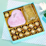巧克力礼盒装许愿瓶糖果零食情人节送女友闺蜜创意生日礼物