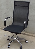 网椅新款黑色白色透明皮椅办公椅升降 旋转电脑椅云南家具批发