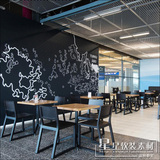 星星软装-现代时尚工业风餐饮餐厅办公家具椅子灯饰设计软装素材