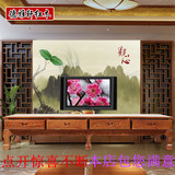中式红木家具简约非洲花梨木电视柜客厅地柜储物抽屉式实木电视柜