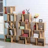 简约现代简易书柜书架自由组合置物架儿童储物柜收纳柜子特价环保