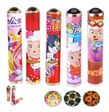 魔幻望花儿童怀旧益智玩具 神奇纸质日本实景万花筒 可旋转多棱镜