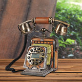 欧式仿古电话机 创意复古个性电话 老式仿古座机 田园古董电话