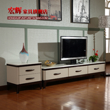 欧式大理石电视柜茶几组合套装简约现代美式卧室电视机柜地柜客厅