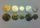 外国硬币 乌克兰5枚一套 2戈比到50戈比  全新保真