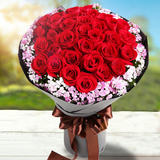 红玫瑰花束合肥鲜花速递生日表白杭州重庆成都上海深圳同城送花