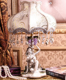 高档欧式台灯 创意卧室台灯床头灯 布艺 美式 可调光 分区包邮!