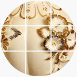 陶陶美居2016欧式奢华高档卧室客厅床头田园陶瓷结婚礼品装饰台灯