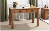纯实木书桌环保白橡木书房写字台家具1米1.2米1.5米简约学习桌