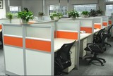 办公家具时尚4人位办公桌简约屏风组合2人位 现代板式办公电脑桌