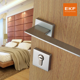 德国EKF室内卧室房门锁欧式木门锁简约门把手分体门锁执手锁具