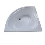 亚克力嵌入式扇形浴缸 有机玻璃浴缸浴盆1.2 1.3 1.4米普通浴缸