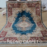 益隆纯手工波斯地毯 茶几沙发毯 高端高密度真丝毯  201x305cm