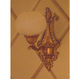 欧式高档奢华客厅卧室书房床头玉石全铜壁灯 现代简约灯具灯饰