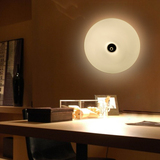 碧得森简约欧式创意餐厅灯具现代卧室阳台书房灯饰中甜甜圈吸顶灯