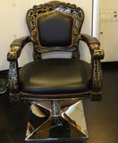 欧式美发椅子 厂家直销 高档欧式椅 发廊理发店玻璃钢剪发凳子