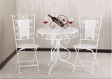 特价欧式铁艺户外桌椅组合庭院咖啡桌椅三件套阳台休闲甜品店桌椅