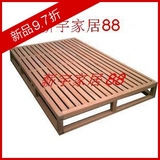 特价木床垫床架榻榻米双人床实木床板排骨架1.5 1.8 床垫 可定制