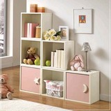 特价宜家具自由组合单个书柜储物柜儿童床头柜书橱书架简易收纳柜