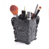 复古风格雕花化妆刷筒眉笔粉刷收纳筒梳子化妆工具收纳筒储物盒