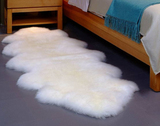 纯羊毛羊皮地毯 整张羊皮地毯床毯飘窗沙发毯 卧室羊毛皮地毯定做