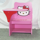 【工厂直销】外贸原单 Hello Kitty儿童家具多功能连体桌餐桌写字