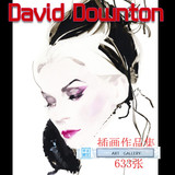 时装插画大师David Downton 手绘水彩人物临摹素材作品645张