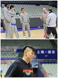 李宁赞助CBA上海俱乐部篮球队球员版帽衫春秋外套棉卫衣长裤卫裤