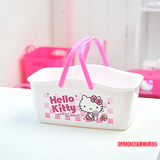韩国进口新款 Hello Kitty 新款草莓浴筐 浴篮 洗浴用品收纳 小号
