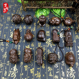 越南沉香木雕刻核桃狮子头貔貅沉香木实木手球手玩手把件沉水保真