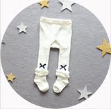 女宝宝4-5-6个月女童装0-1-2-3周半岁纯棉打底裤袜儿童小孩春装潮