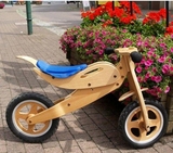 清库！外贸原单德国品牌小木车木制儿童平衡车自行车滑步车 2-5岁