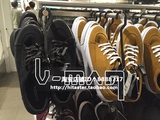 HM H＆M潮男士香港代购专柜正品黑色姜黄色低帮平底休闲鞋运动鞋