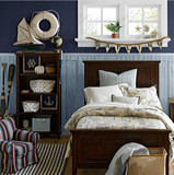 新款美式实木儿童床家具1.5米欧式现代简约卧室实木床男孩公主床