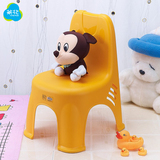 茶花儿童椅子幼儿园靠背坐椅子可爱创意加厚塑料防滑儿童坐凳子