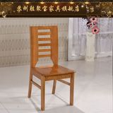 全实木餐椅橡胶木餐椅水曲柳餐椅靠背椅木质餐椅餐厅椅麻将椅子
