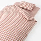 无印良品 MUJI 日本代购水洗棉舒适三件套被套床罩床单枕套超实惠