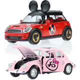 合金儿童玩具车卡通动漫车米奇米老鼠 KT甲壳虫仿真汽车模型礼品