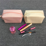 韩国品牌方形纯色化妆包小号大容量随身可爱手拿式收纳袋小包袋女