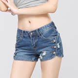 ONLY VGDR2016夏季新款韩版bf破洞宽松显瘦牛仔短裤女超短裤热裤