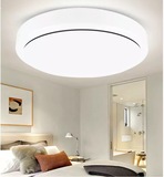现代简约LED吸顶灯卧室灯客厅阳台厨卫灯亚克力灯罩金线银线变光