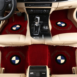 宝马3系5系7系525li澳洲纯羊毛汽车脚垫X5 X6专用地毯X1X3 x4车毯