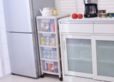 卫生间收纳厨房收纳柜塑料抽屉式透明收纳盒多层自由组合整理柜子