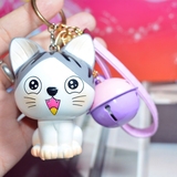 日本可爱动漫甜甜私房猫卡通女款汽车钥匙扣挂件包包挂饰钥匙链