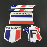汽车个性装饰车贴标致雪铁龙车标贴改装法国旗遮挡划痕叶子板尾标
