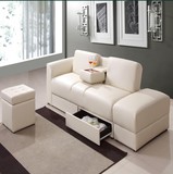 日式沙发多功能沙发床小户型沙发真皮沙发头层真皮进口真皮沙发