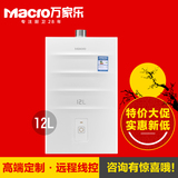 Macro/万家乐 JSQ24-C11燃气热水器 恒温 天然气 12L 线控 强排式