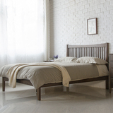 橡木床纯实木双人床大小户型木床简约现代储物高箱床卧室家具环保